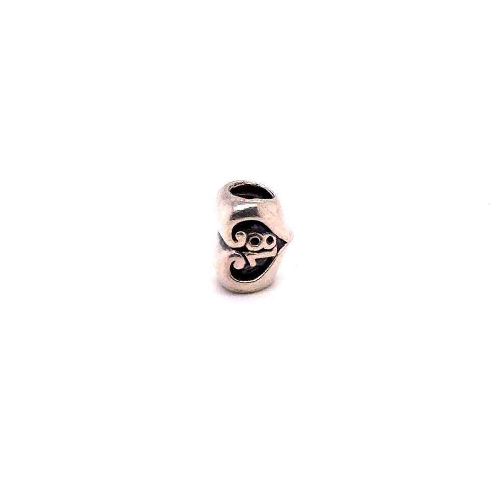 Chamilia 925 Sterling Silver 18th Birthday Heart Charm Bead